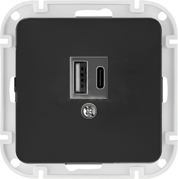 Изображение товара Розетка Bylectrica РП5-6561 (карбон)