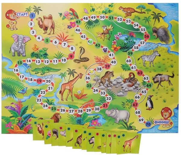 Изображение товара Настольная игра Улыбка Жаркая Африка  / 4607929341724