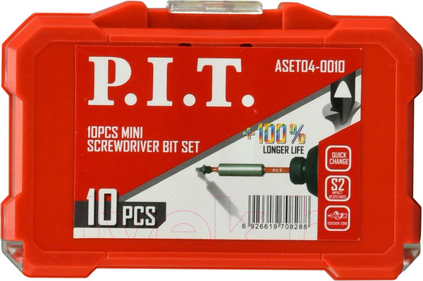 Изображение товара Набор бит P.I.T ASET04-0010 (10шт)