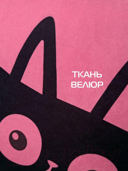 Изображение товара Подушка декоративная MATEX Meow. Chubby / 62-042 (светло-розовый/черный)