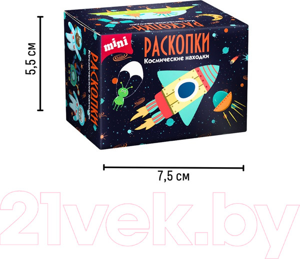 Изображение товара Набор для опытов Bumbaram Раскопки. Космические / dig-58