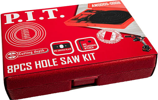 Изображение товара Набор коронок P.I.T AWOD05-0008 (8шт)