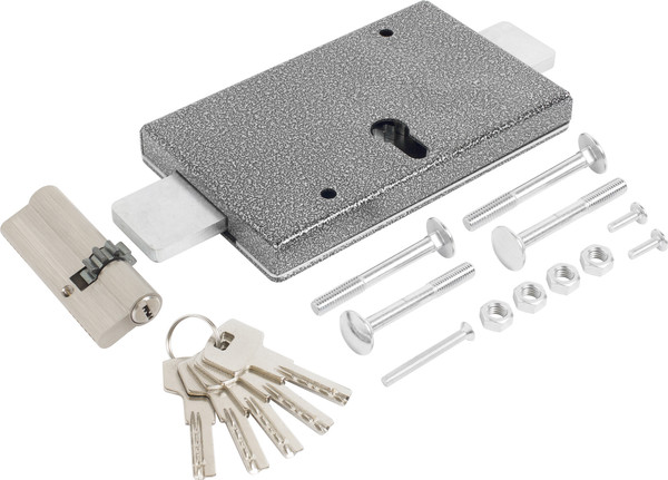 Изображение товара Замок накладной Аллюр ЗГЦ (серебристый)