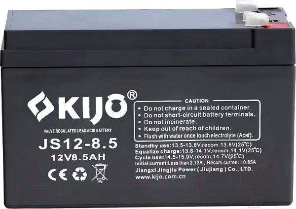Изображение товара Аккумуляторная батарея Kijo 12V 8.5Ah F2 / 12V8.5AH