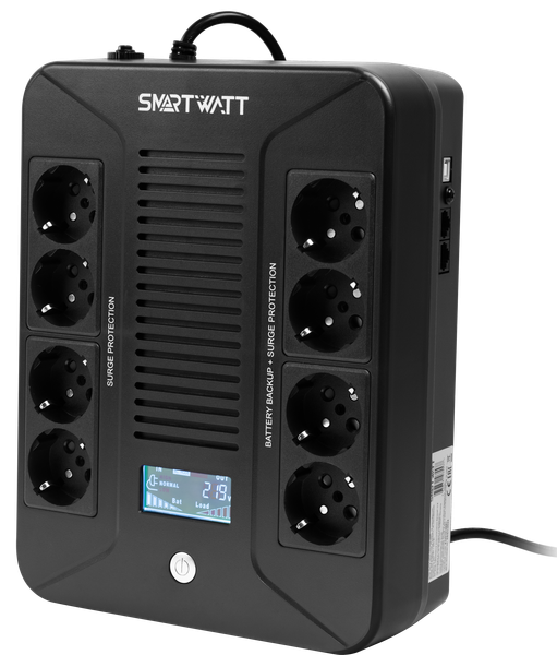 Изображение товара ИБП SmartWatt UPS Safe Pro LCD 600