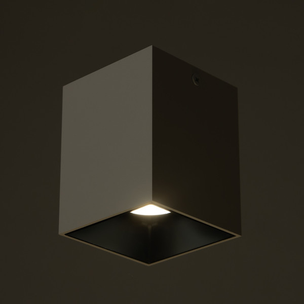 Изображение товара Точечный светильник BayerLux Кубик / 9901333 (белый/черный)