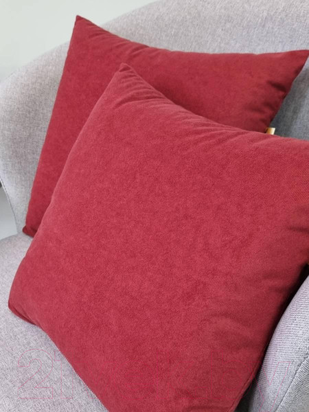 Изображение товара Комплект подушек декоративных MATEX Velours / 49-814 (2шт, бордовый)