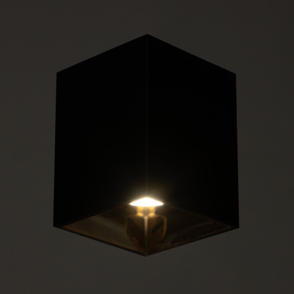 Изображение товара Точечный светильник BayerLux Кубик / 9901342 (черный/бронза)