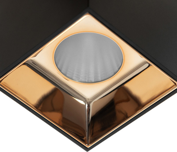 Изображение товара Точечный светильник BayerLux Кубик / 9901342 (черный/бронза)