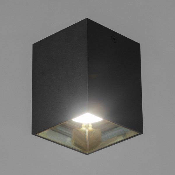 Изображение товара Точечный светильник BayerLux Кубик / 9901340 (черный/золото)