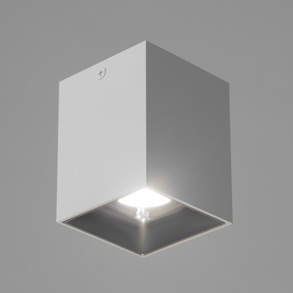 Изображение товара Точечный светильник BayerLux Кубик / 9901337 (белый/серебристый)
