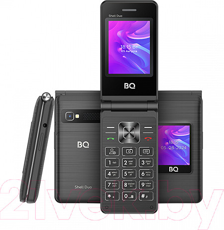 Изображение товара Мобильный телефон BQ Shell Duo BQ-2412 (черный)