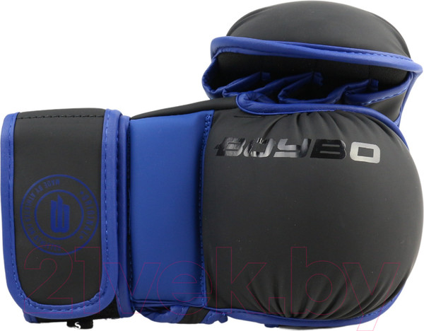 Изображение товара Перчатки для единоборств BoyBo Wings BBGL-26 Flex для ММА (L, черный/синий)