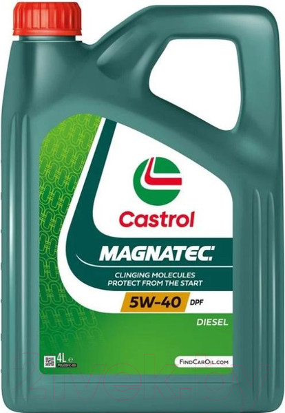 Изображение товара Моторное масло Castrol Magnatec 5W40 DPF / 15F911 (4л)