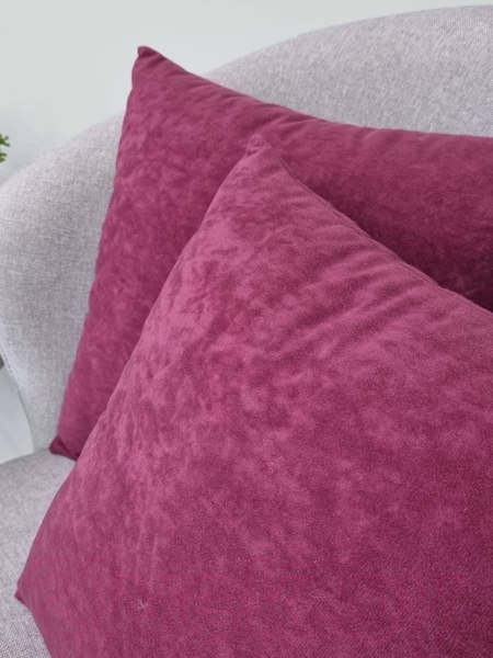 Изображение товара Комплект подушек декоративных MATEX Velours / 49-821 (2шт, сливовый)