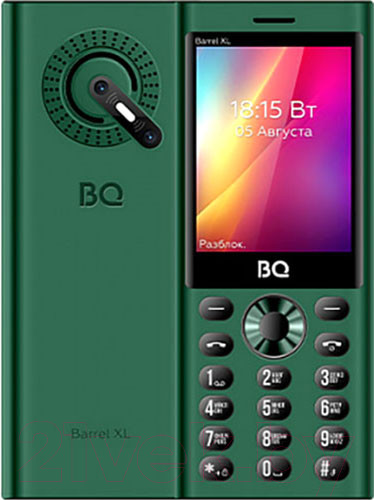 Изображение товара Мобильный телефон BQ 2832 Barrel XL (черный/зеленый)