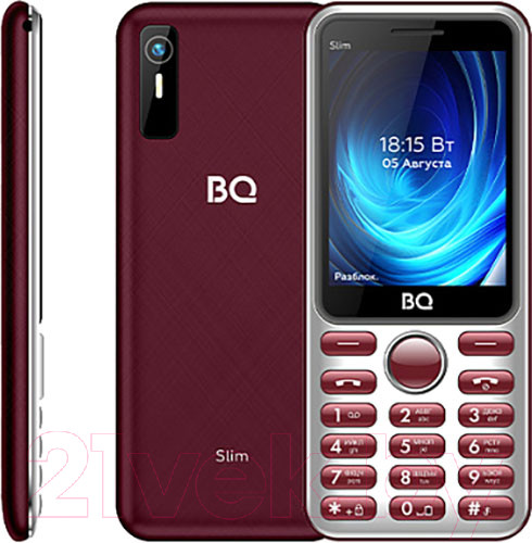 Изображение товара Мобильный телефон BQ 2833 Slim (красный)
