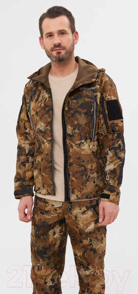 Изображение товара Костюм для охоты и рыбалки Huntsman Камелот -5°С Питон Softshell (р. 44-46/170)