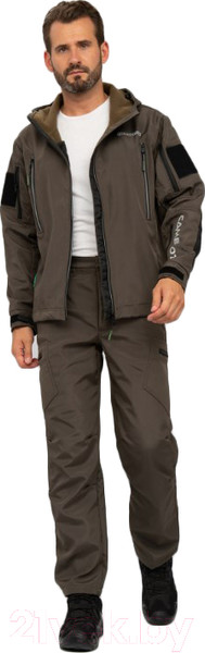 Изображение товара Костюм для охоты и рыбалки Huntsman Камелот -5°С Хаки Softshell (р. 52-54/182)