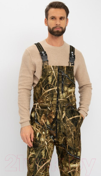 Изображение товара Костюм для охоты и рыбалки Huntsman Никс ЛЮКС -5°C Камыш Alova Windblock (р-р 44-46/170-176)