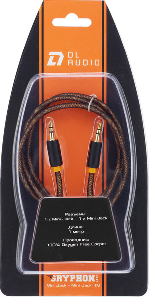Изображение товара Межблочный кабель для автоакустики DL Audio Gryphon Lite Mini Jack (1м)