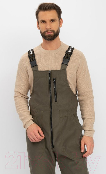 Изображение товара Костюм для охоты и рыбалки Huntsman Никс Люкс -5°C Alova Windblock Хаки (р-р 60-62/170-176)