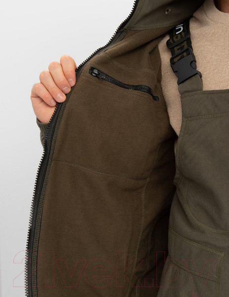 Изображение товара Костюм для охоты и рыбалки Huntsman Никс Люкс -5°C Alova Windblock Хаки (р-р 60-62/170-176)