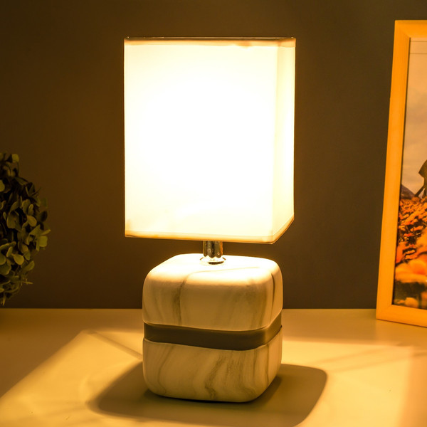 Изображение товара Прикроватная лампа Risalux Оливия 9036222 (белый/серый)