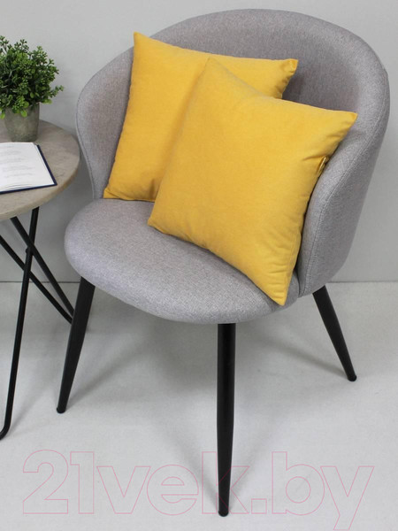 Изображение товара Комплект подушек декоративных MATEX Velours / 49-890 (2шт, горчичный)