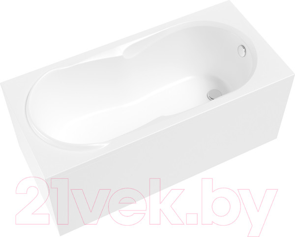 Изображение товара Ванна акриловая Lauter Celeste 170x75 / 21060075 (с ножками, лицевым и торцевым экранами)