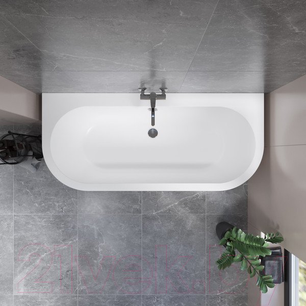 Изображение товара Ванна акриловая Lauter Imperia 170x75 / 21080075 (с ножками)