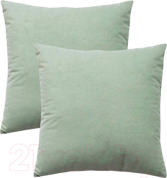 Изображение товара Комплект подушек декоративных MATEX Velours / 49-920 (2шт, мятный)