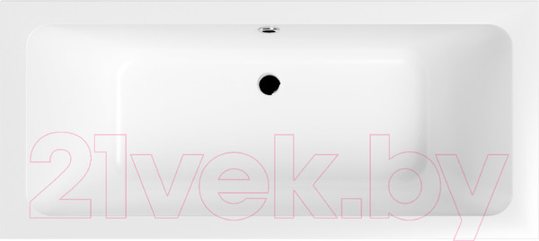 Изображение товара Ванна акриловая Lauter Olympia 170x75 / 21100075 (с ножками и лицевым экраном)