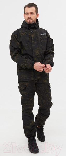 Изображение товара Костюм для охоты и рыбалки Huntsman Горка 5 деми -5°С Смесовая Рип-Стоп City Мультикам (р-р 44-46/182-188 )