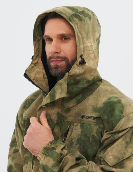 Изображение товара Костюм для охоты и рыбалки Huntsman Горка 5 деми -5°С Смесовая Рип-Стоп Малахит (р-р 44-46/182-188)