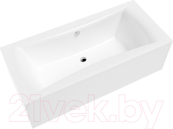 Изображение товара Ванна акриловая Lauter Belgravia 180x80 / 21110180 (с ножками, лицевым и торцевым экранами)