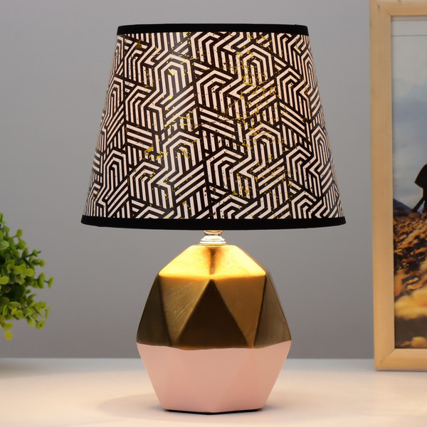 Изображение товара Прикроватная лампа Risalux Румби 9497150 (золото/розовый)