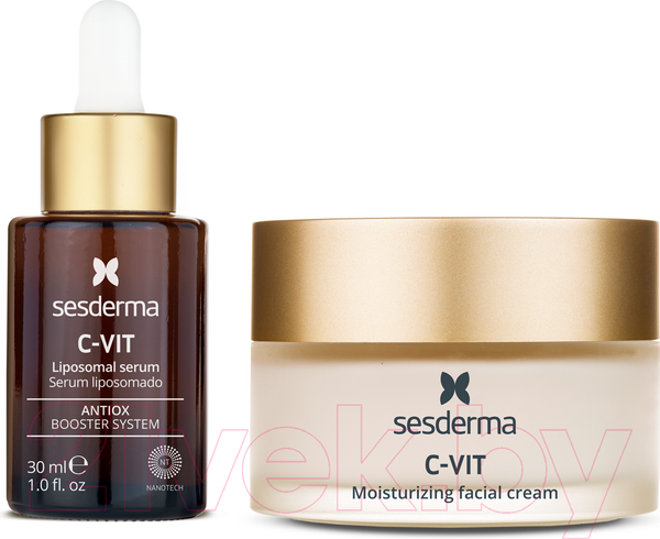 Изображение товара Набор косметики для лица Sesderma C-Vit Крем для лица 50мл + Сыворотка для лица 30мл
