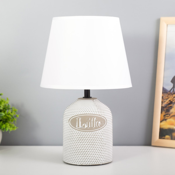 Изображение товара Прикроватная лампа Risalux Бенефит 9497156 (коричневый)