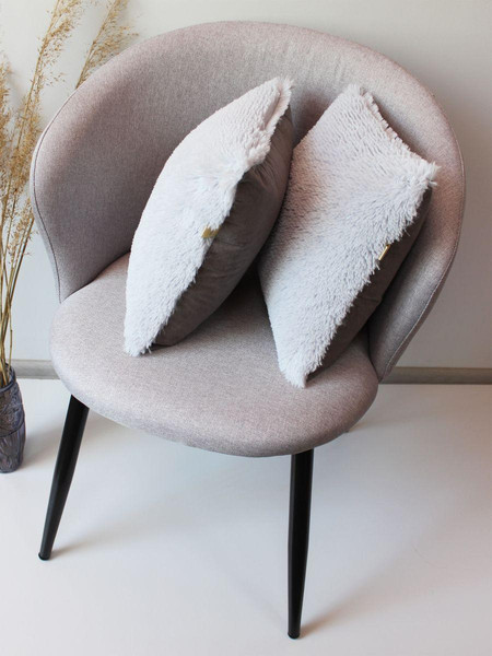 Изображение товара Подушка декоративная MATEX Plush Line / 28-987 (серый)