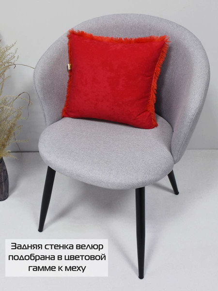 Изображение товара Подушка декоративная MATEX Plush Line / 28-994 (красный)
