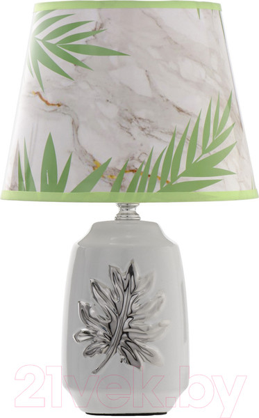 Изображение товара Прикроватная лампа Risalux Монстера 9497169 (белый/зеленый)