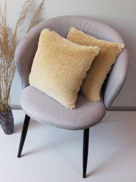 Изображение товара Подушка декоративная MATEX Plush Line / 29-014 (темно-бежевый)