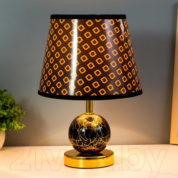 Изображение товара Прикроватная лампа Risalux Амалия 9497174 (черный/золото)