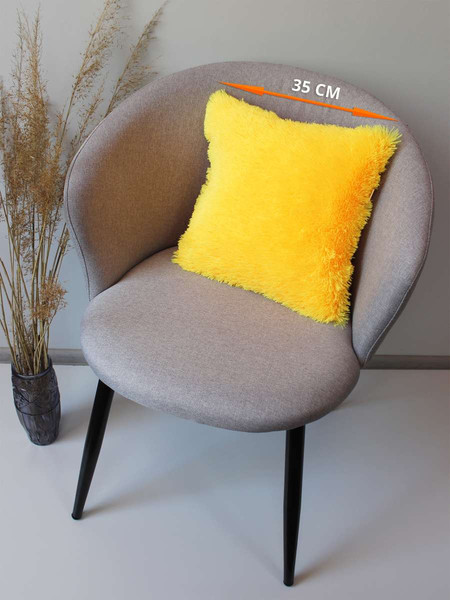 Изображение товара Подушка декоративная MATEX Plush Line / 50-193 (желтый)