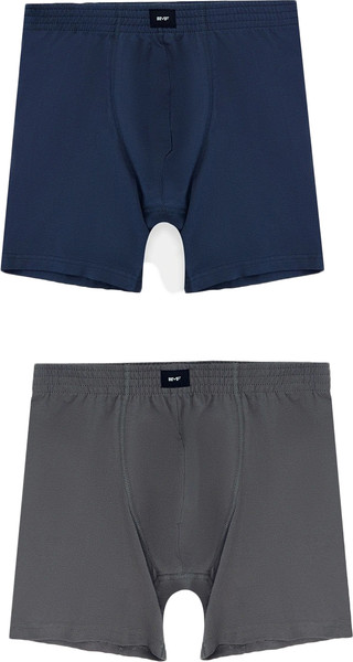 Изображение товара Комплект мужских трусов Mark Formelle 411155-2 (р.98-108, темно-серый/гроза)