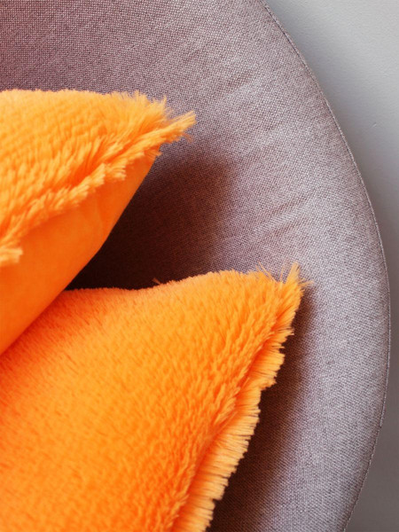 Изображение товара Подушка декоративная MATEX Plush Line / 50-315 (оранжевый)