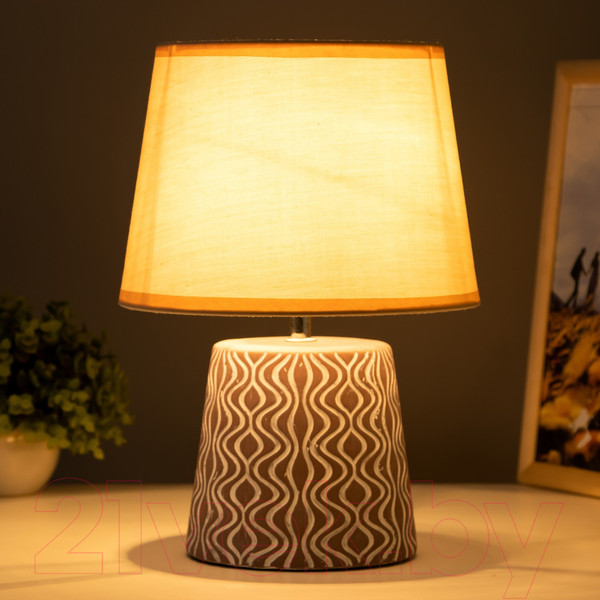 Изображение товара Прикроватная лампа Risalux Маура 9561937 (кофе)