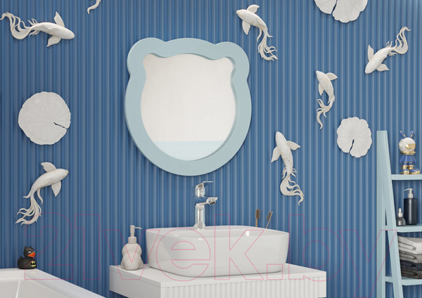 Изображение товара Зеркало Акватон Каспер Мишка (1A283502CR0E0)