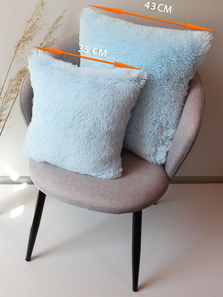 Изображение товара Подушка декоративная MATEX Plush Line / 55-648 (голубой)